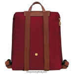 червен Жени le pliage оригинална раница чанти Longchamp 6084PZ443 - Image 4