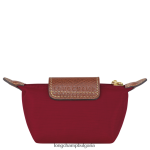 червен Жени le pliage оригинално портмоне за монети кожени изделия Longchamp 6084PZ501 - Image 2