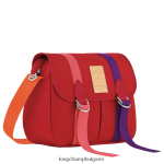 червен Жени le pliage re-play чанта през рамо чанти Longchamp 6084PZ210 - Image 3