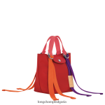 червен Жени le pliage re-play чанта чанти Longchamp 6084PZ47 - Image 3