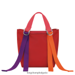 червен Жени le pliage re-play чанта чанти Longchamp 6084PZ47 - Image 4