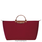 червен мъже le pliage оригинална чанта за пътуване чанти Longchamp 6084PZ814