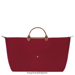 червен мъже le pliage оригинална чанта за пътуване чанти Longchamp 6084PZ814 - Image 4