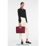 червен мъже le pliage оригинално куфарче чанти Longchamp 6084PZ487 - Image 2