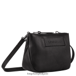 черен Жени 3d чанта през рамо чанти Longchamp 6084PZ317 - Image 3