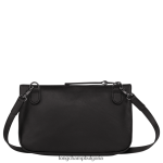 черен Жени 3d чанта през рамо чанти Longchamp 6084PZ317 - Image 4