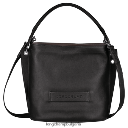 черен Жени 3d чанта през рамо чанти Longchamp 6084PZ312
