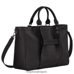 черен Жени 3d чанта чанти Longchamp 6084PZ181 - Image 3