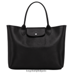 черен Жени градска чанта le pliage чанти Longchamp 6084PZ83