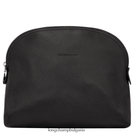 черен Жени калъф за тоалетни принадлежности le foulonne чанти Longchamp 6084PZ875