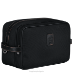 черен Жени кутия за тоалетни принадлежности boxford чанти Longchamp 6084PZ862 - Image 2