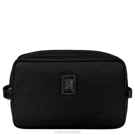 черен Жени кутия за тоалетни принадлежности boxford чанти Longchamp 6084PZ862