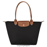 черен Жени оригинална чанта le pliage чанти Longchamp 6084PZ421