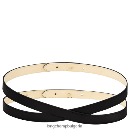 черен Жени пояс за бокс-тръс аксесоари Longchamp 6084PZ945
