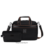черен Жени пътна чанта boxford чанти Longchamp 6084PZ774 - Image 4