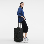 черен Жени пътна чанта boxford чанти Longchamp 6084PZ836 - Image 2