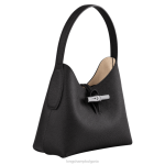 черен Жени розова скитник чанта чанти Longchamp 6084PZ371 - Image 3