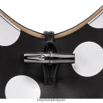 черен Жени розова скитник чанта чанти Longchamp 6084PZ383 - Image 6