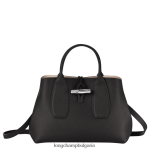 черен Жени розова чанта чанти Longchamp 6084PZ103