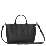 черен Жени розова чанта чанти Longchamp 6084PZ103 - Image 4