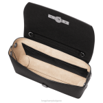 черен Жени съединител Roseau кожени изделия Longchamp 6084PZ250 - Image 5