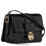 черен Жени чанта за кръстосано тяло box-trot чанти Longchamp 6084PZ231 - Image 3