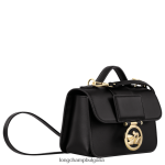 черен Жени чанта за кръстосано тяло box-trot чанти Longchamp 6084PZ235 - Image 3