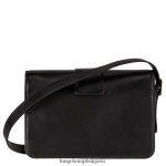 черен Жени чанта за кръстосано тяло box-trot чанти Longchamp 6084PZ231 - Image 4