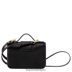 черен Жени чанта за кръстосано тяло box-trot чанти Longchamp 6084PZ235 - Image 4