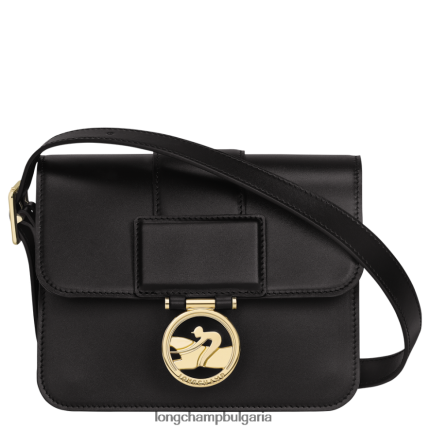 черен Жени чанта за кръстосано тяло box-trot чанти Longchamp 6084PZ228