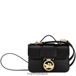 черен Жени чанта за кръстосано тяло box-trot чанти Longchamp 6084PZ235