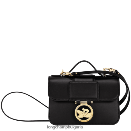 черен Жени чанта за кръстосано тяло box-trot чанти Longchamp 6084PZ235