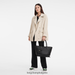 черен Жени чанта за пощенска кутия чанти Longchamp 6084PZ171 - Image 2