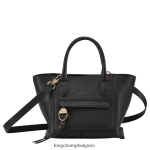 черен Жени чанта за пощенска кутия чанти Longchamp 6084PZ163