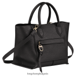 черен Жени чанта за пощенска кутия чанти Longchamp 6084PZ167 - Image 3