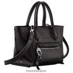 черен Жени чанта за пощенска кутия чанти Longchamp 6084PZ175 - Image 3