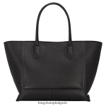 черен Жени чанта за пощенска кутия чанти Longchamp 6084PZ171 - Image 4