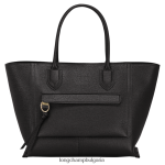 черен Жени чанта за пощенска кутия чанти Longchamp 6084PZ171