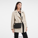 черен Жени чанта през рамо за пощенска кутия чанти Longchamp 6084PZ306 - Image 2