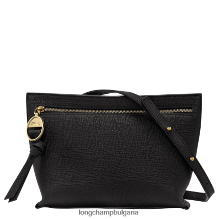 черен Жени чанта през рамо за пощенска кутия чанти Longchamp 6084PZ306