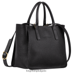 черен Жени чанта le foulonne чанти Longchamp 6084PZ124 - Image 3