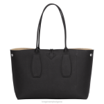 черен Жени чанта Roseau чанти Longchamp 6084PZ368 - Image 4