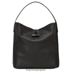 черен Жени чанта Roseau Essential Hobo чанти Longchamp 6084PZ356