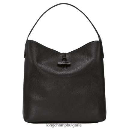 черен Жени чанта Roseau Essential Hobo чанти Longchamp 6084PZ356
