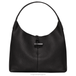 черен Жени чанта Roseau Essential Hobo чанти Longchamp 6084PZ357