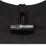 черен Жени чанта Roseau Essential Hobo чанти Longchamp 6084PZ357 - Image 4