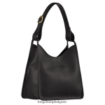 черен Жени le foulonne скитник чанта чанти Longchamp 6084PZ388 - Image 3