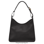 черен Жени le foulonne скитник чанта чанти Longchamp 6084PZ388 - Image 4