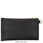 черен Жени le foulonne торбичка кожени изделия Longchamp 6084PZ699 - Image 3
