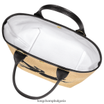 черен Жени le panier pliage кошница чанта чанти Longchamp 6084PZ28 - Image 5